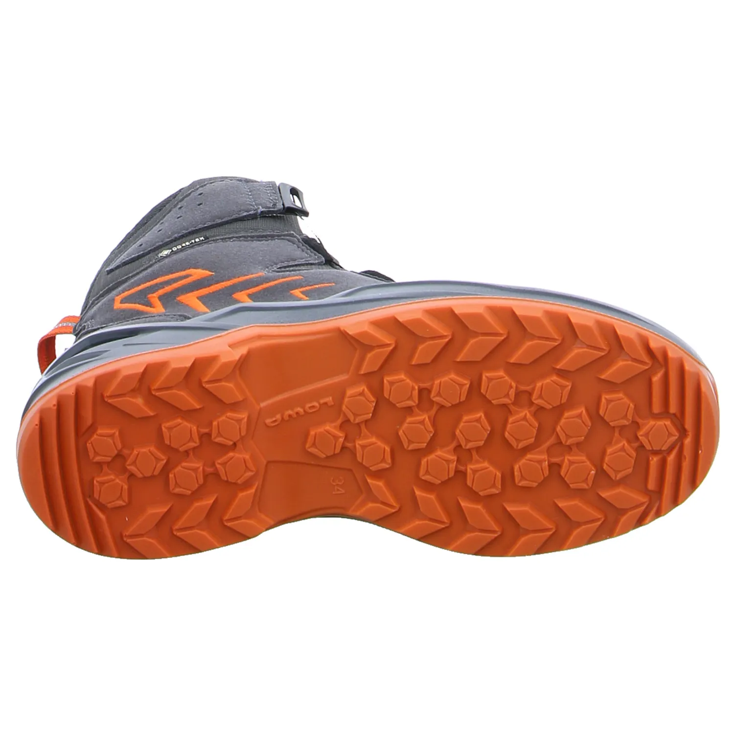 LOWA Jungen- Snowboot Membran Dunkelblau Textil  Winterstiefel