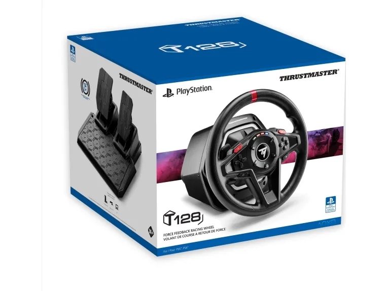 ThrustMaster T128 Rat og Pedalsæt - PC, PlayStation 4 & 5