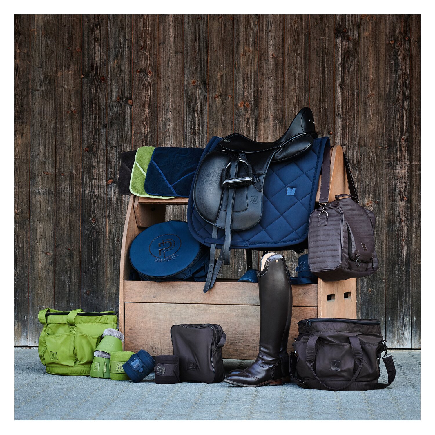 ESKADRON Platinum ACC. Tasche Highgloss  - moss green - Einheitsgröße