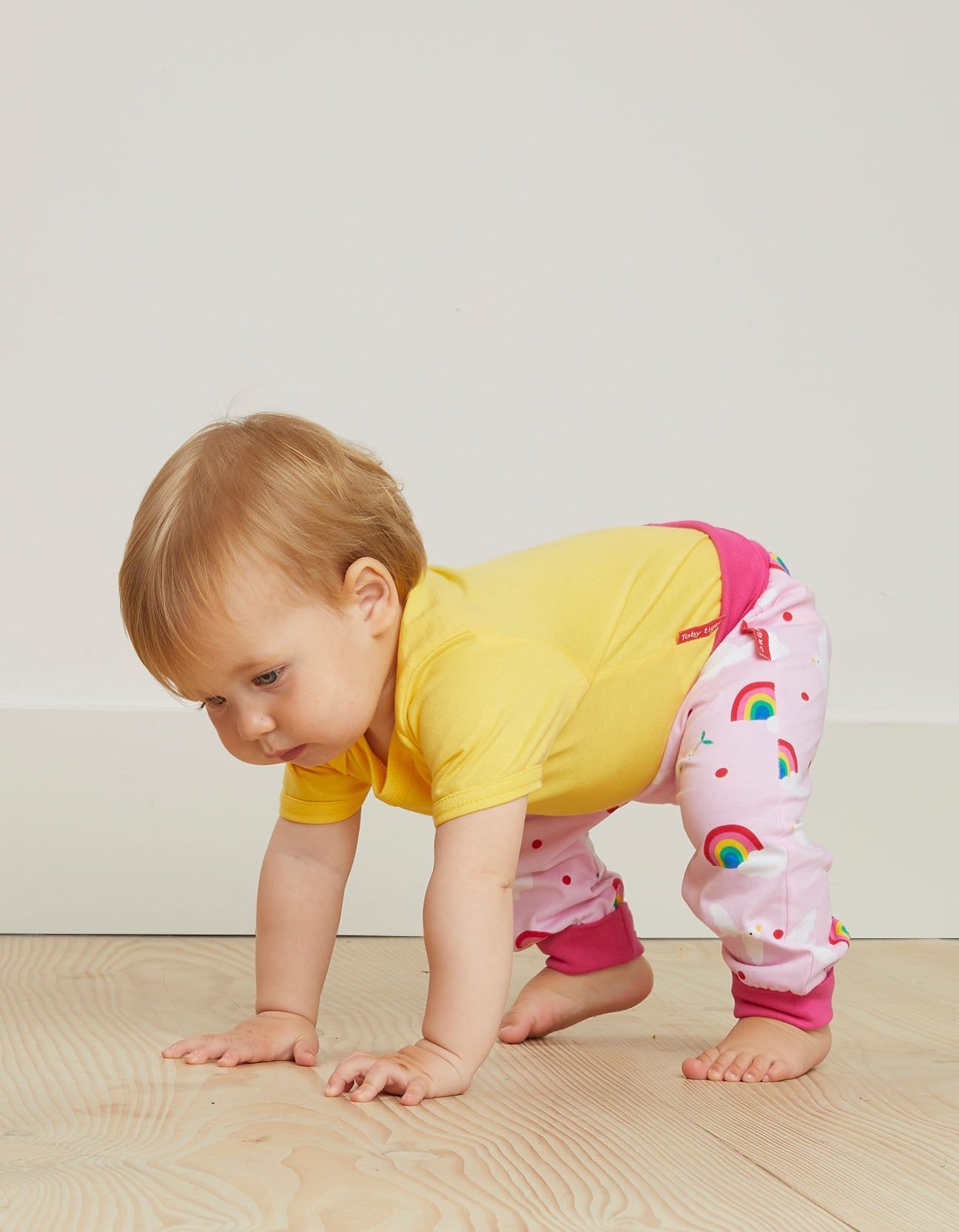 Toby Tiger Babyhose, Tauben-Applikation