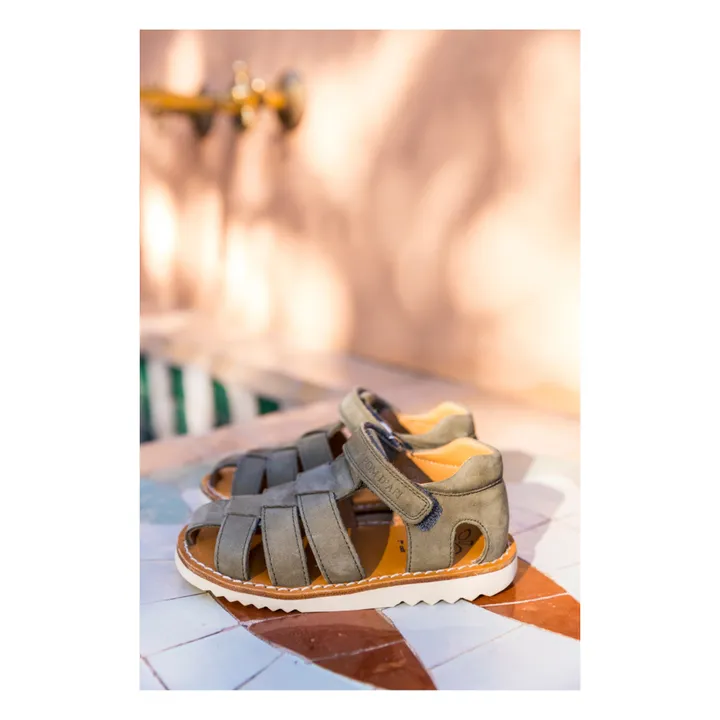 Pom d'Api Sandales Waff Papy | Khaki