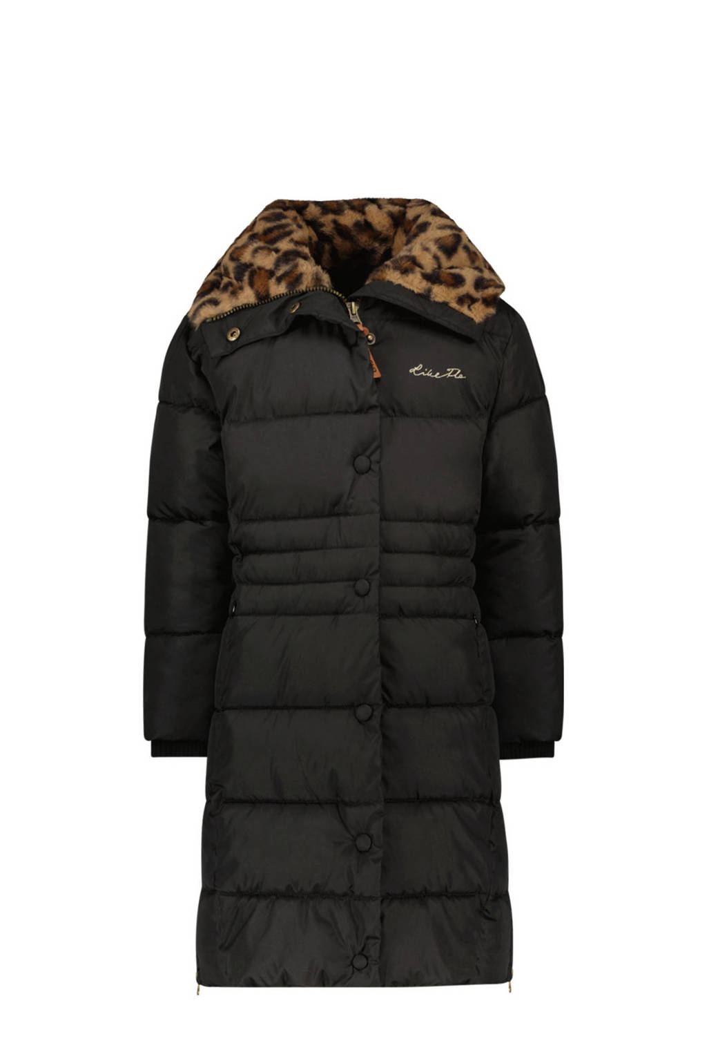 Like Flo gewatteerde winterjas Abby antraciet