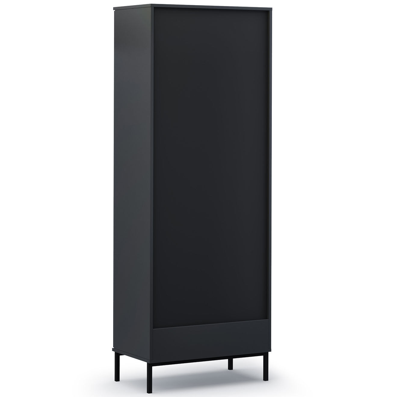 Cosmopolitan Design Vitrine Query noire - 70x41x190 cm
