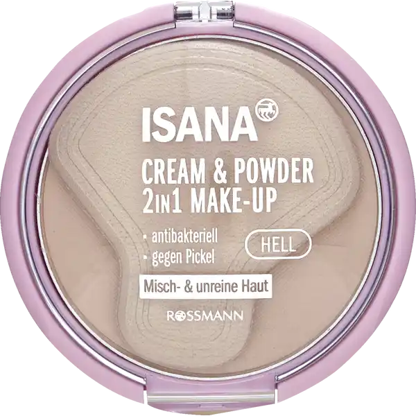 ISANA CREAM & POWDER 2IN1 MAKE-UP HELL