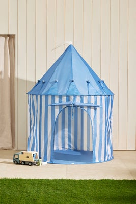 Kids Concept Stripete Leketelt, Blå