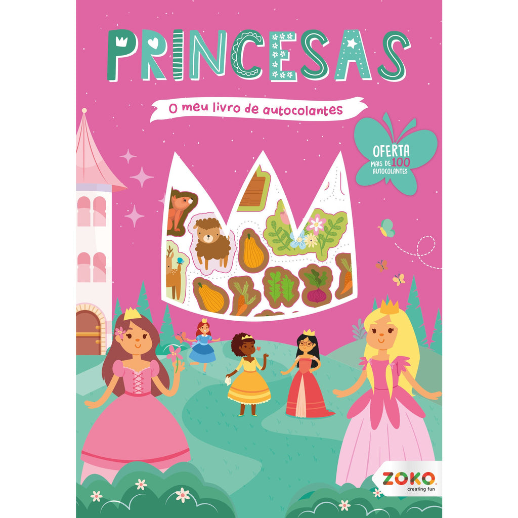 Princesas o Meu Livro Autocolante