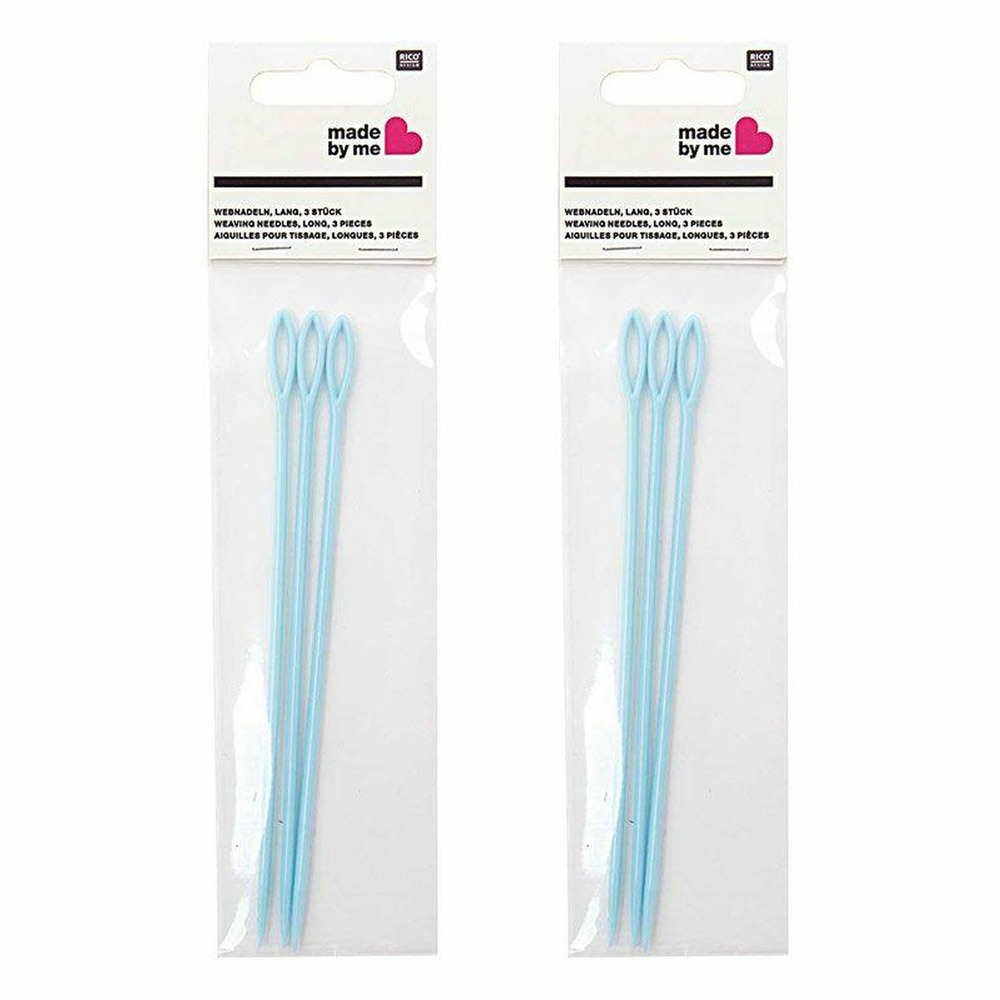 6 aiguilles longues pour métier à tisser 15 cm