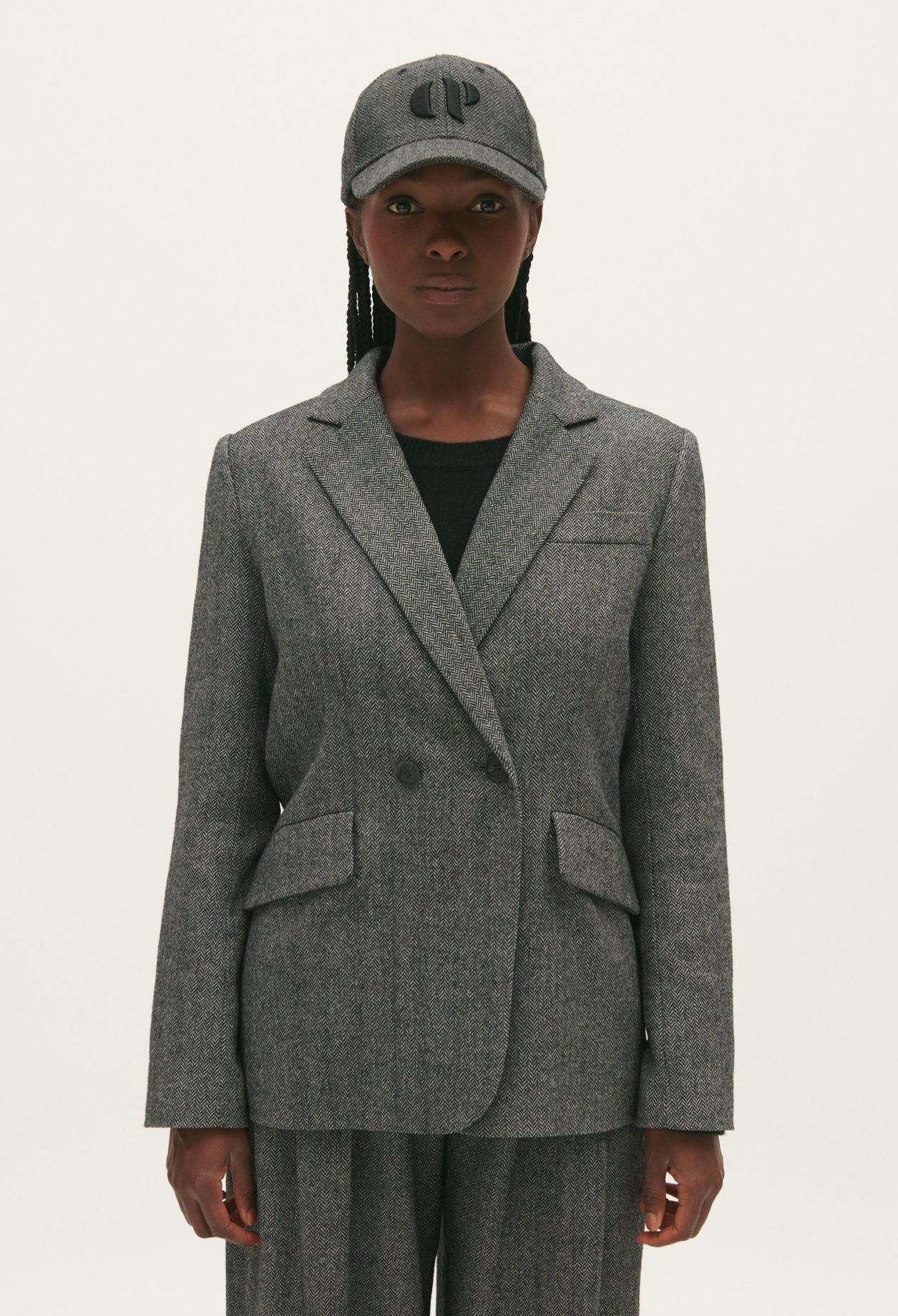 Veste tailleur bicolore