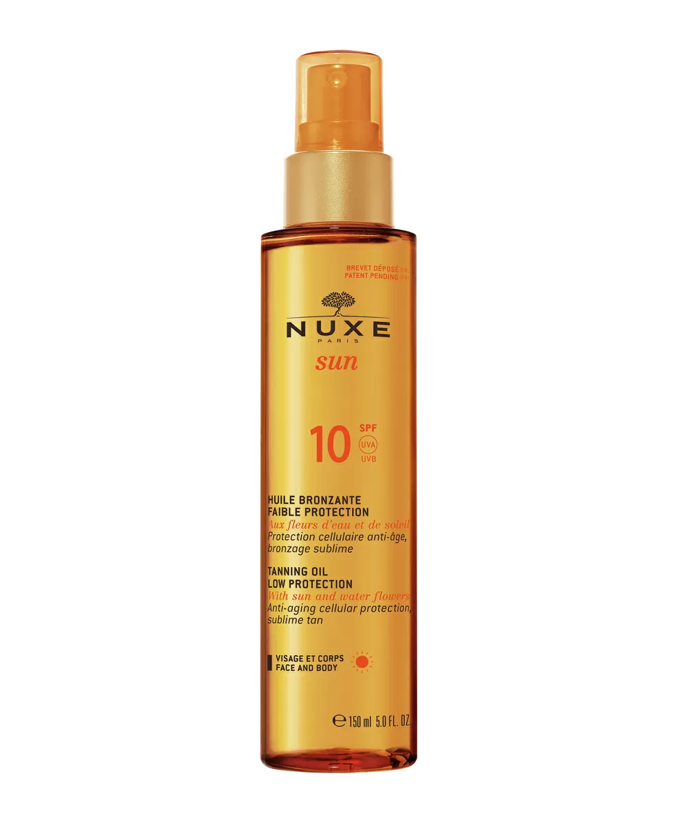 Nuxe Tanning Oil SPF 10 - 150 ml.