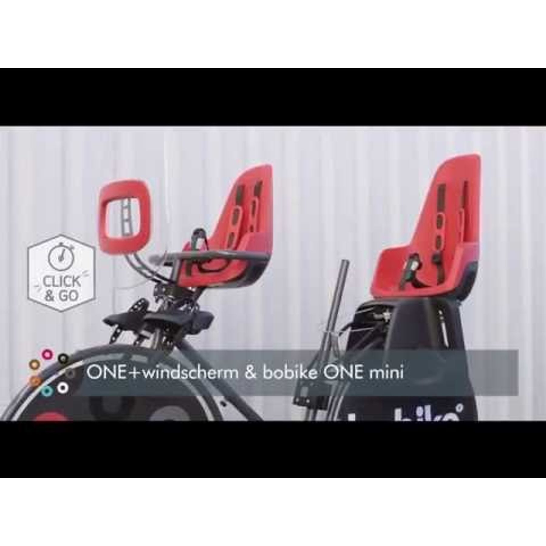 BoBike One Maxi Fietsstoeltje Achter