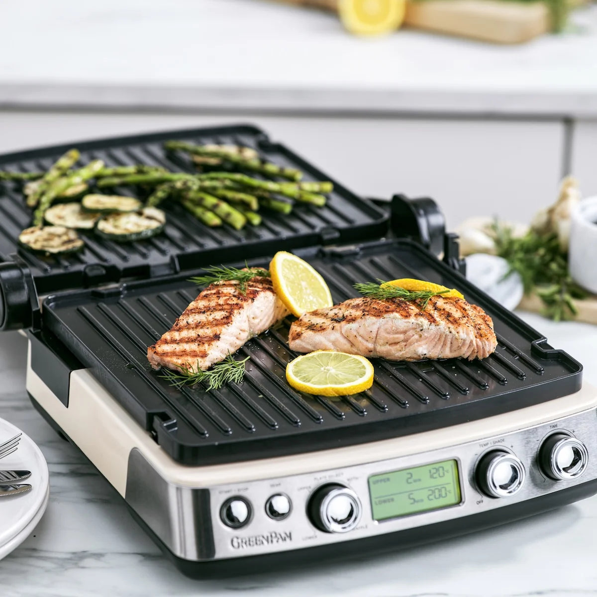 Greenpan Electricals Contactgrill - Crème