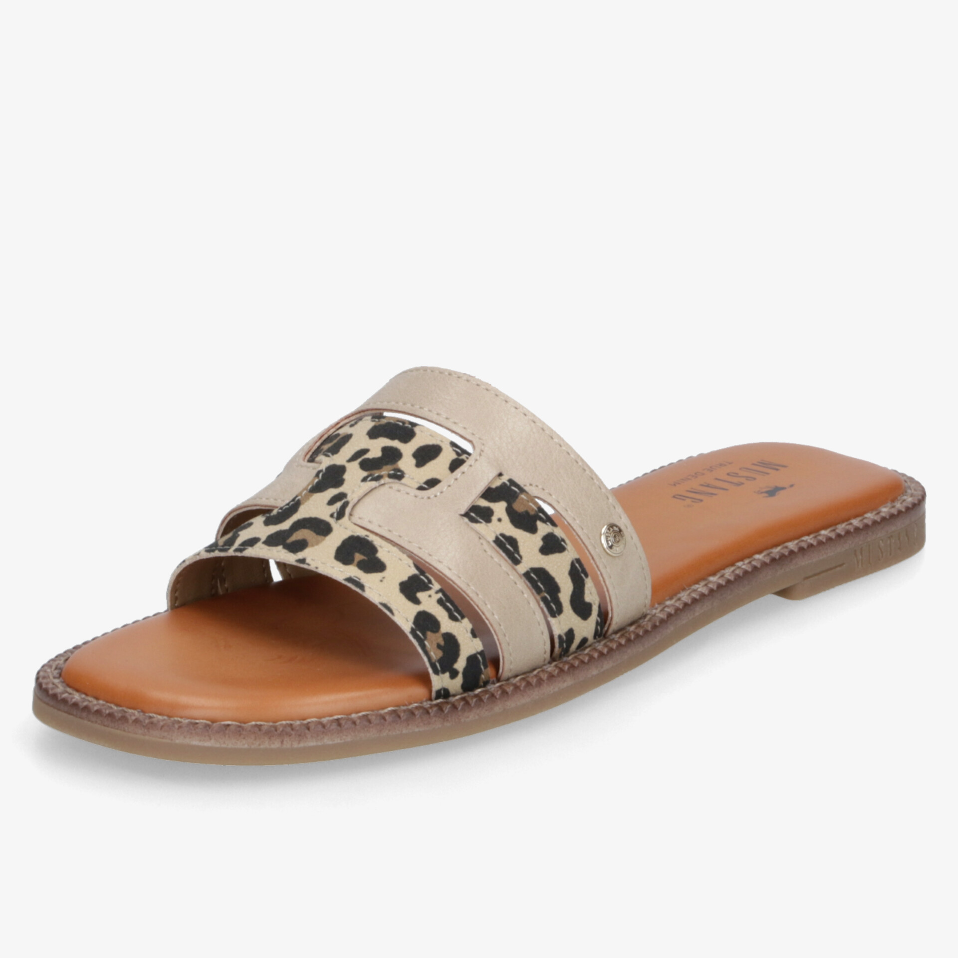 MUSTANG Damen Pantoletten beige