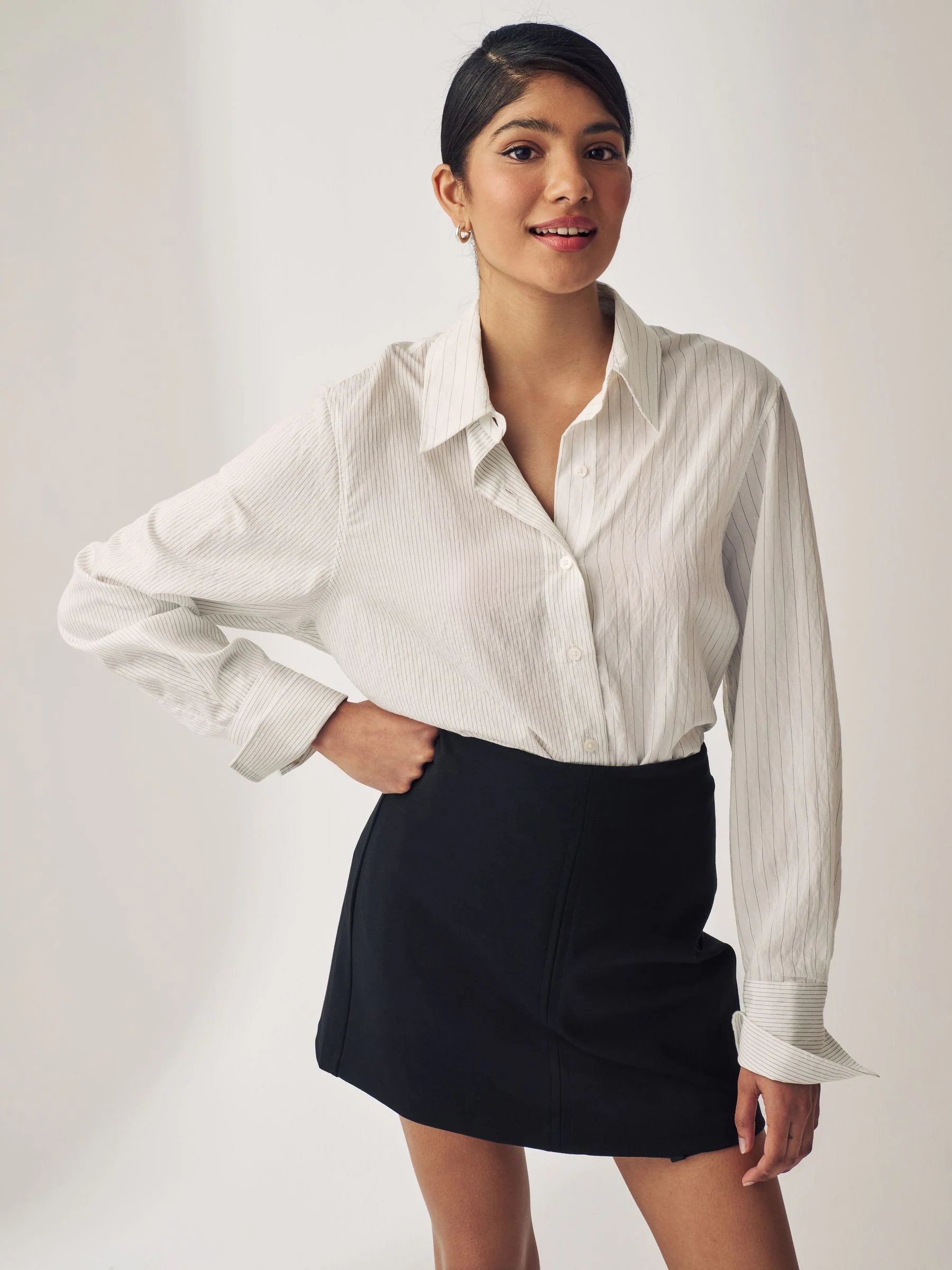 Zwart - Premium Jersey Mini Skirt