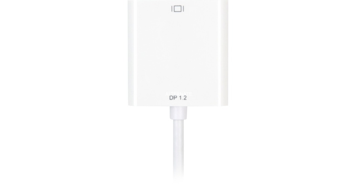 SharkoonDisplayPort 1.2 > DVI24+1 kabel  (Wit, 0,15 meter)