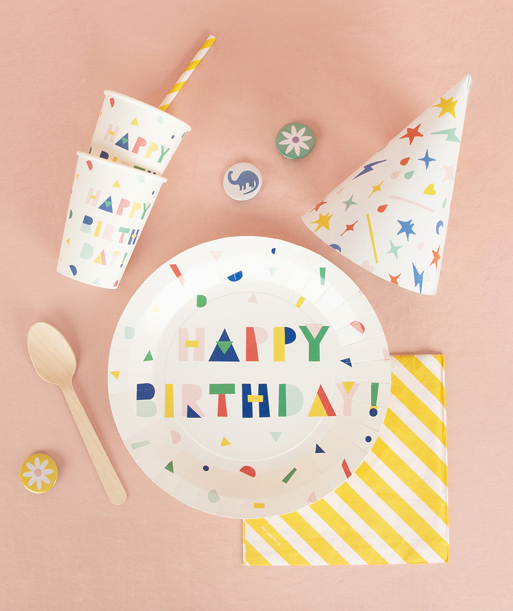MY LITTLE DAY8 gobelets en carton anniversaire
