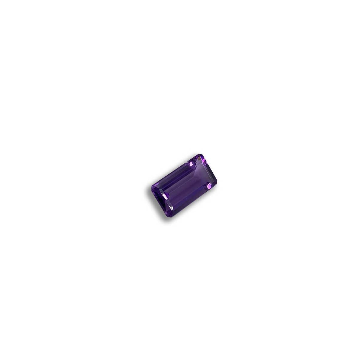 Amethyste rectangle pans coupés