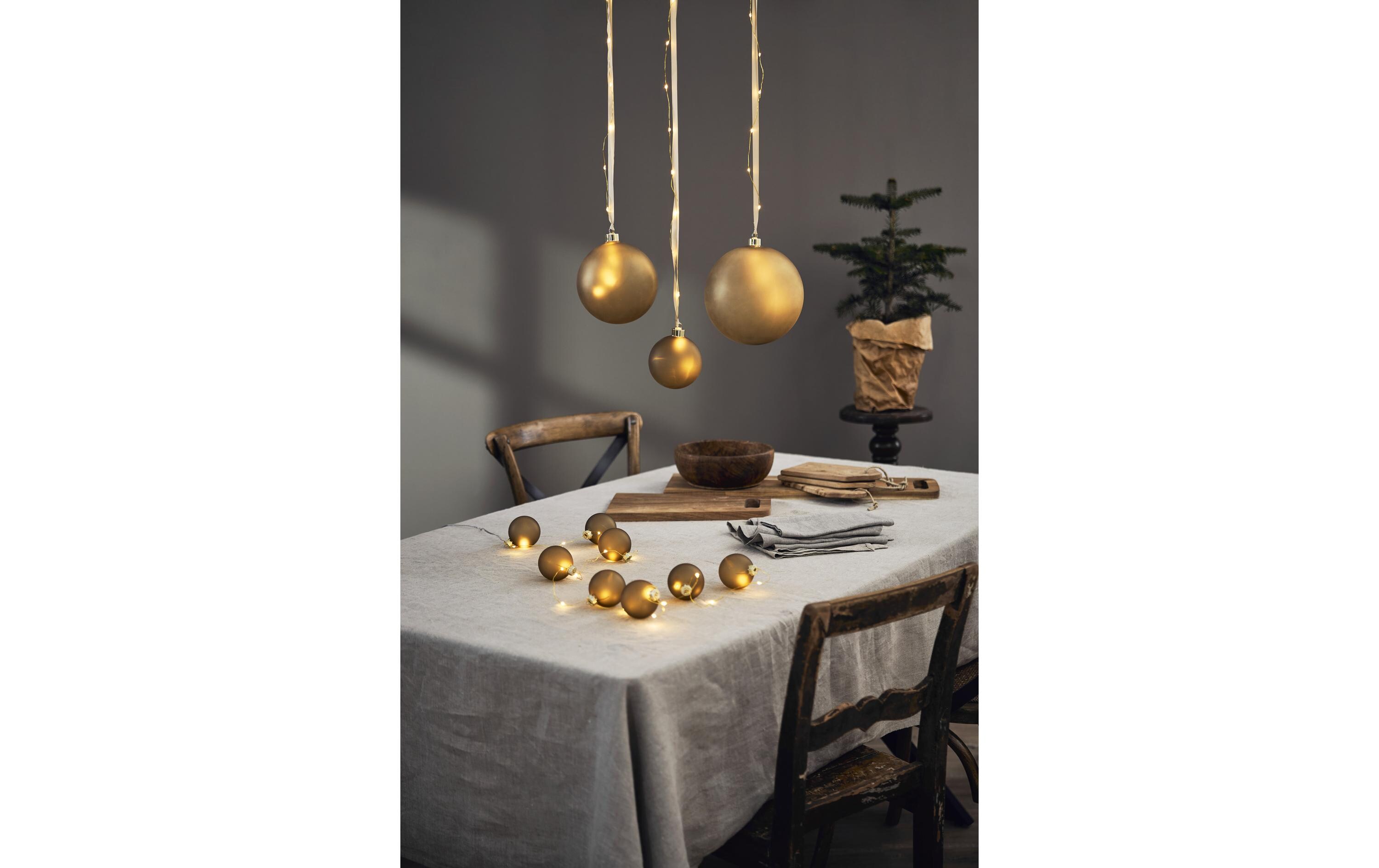 Glasdekoration Kugel Bliss, 15 cm, GoldGlaskugel