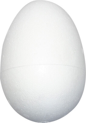 Æg - H 12 CM - Hvid - 25 Stk