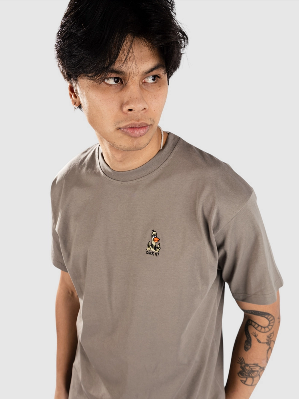 Iriedaily What The Duck T-Shirt smokey olive