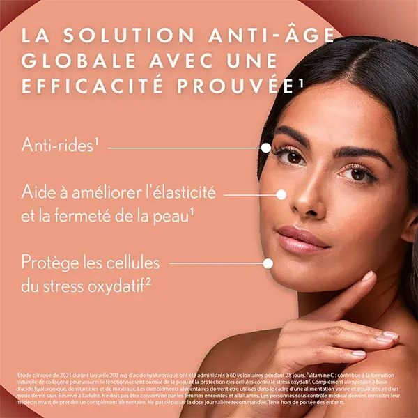 Oenobiol Complément Alimentaire Derma Expert Acide Hyaluronique Ride 60 Gélules