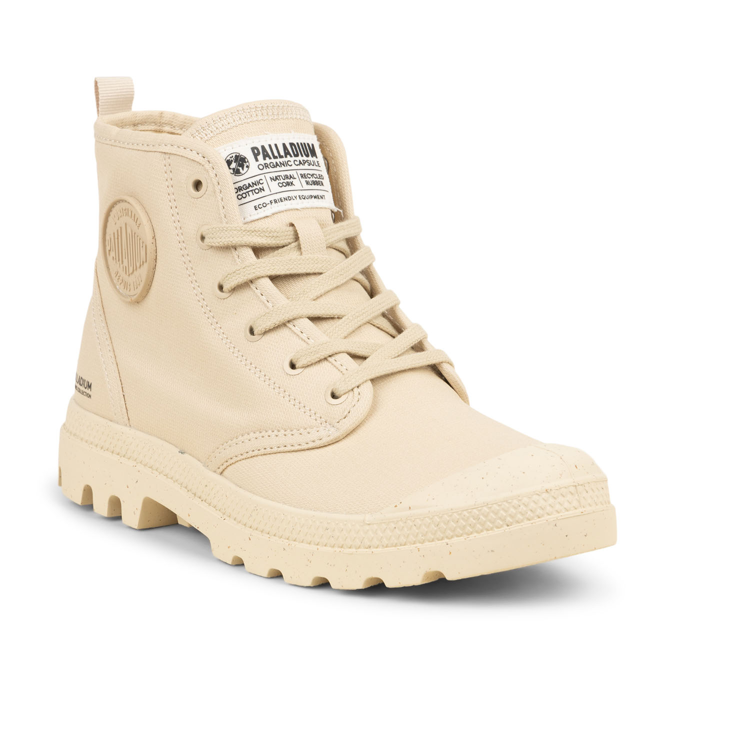Baskets femme PALLADIUM PAMPA HI ZIP ORGANIC