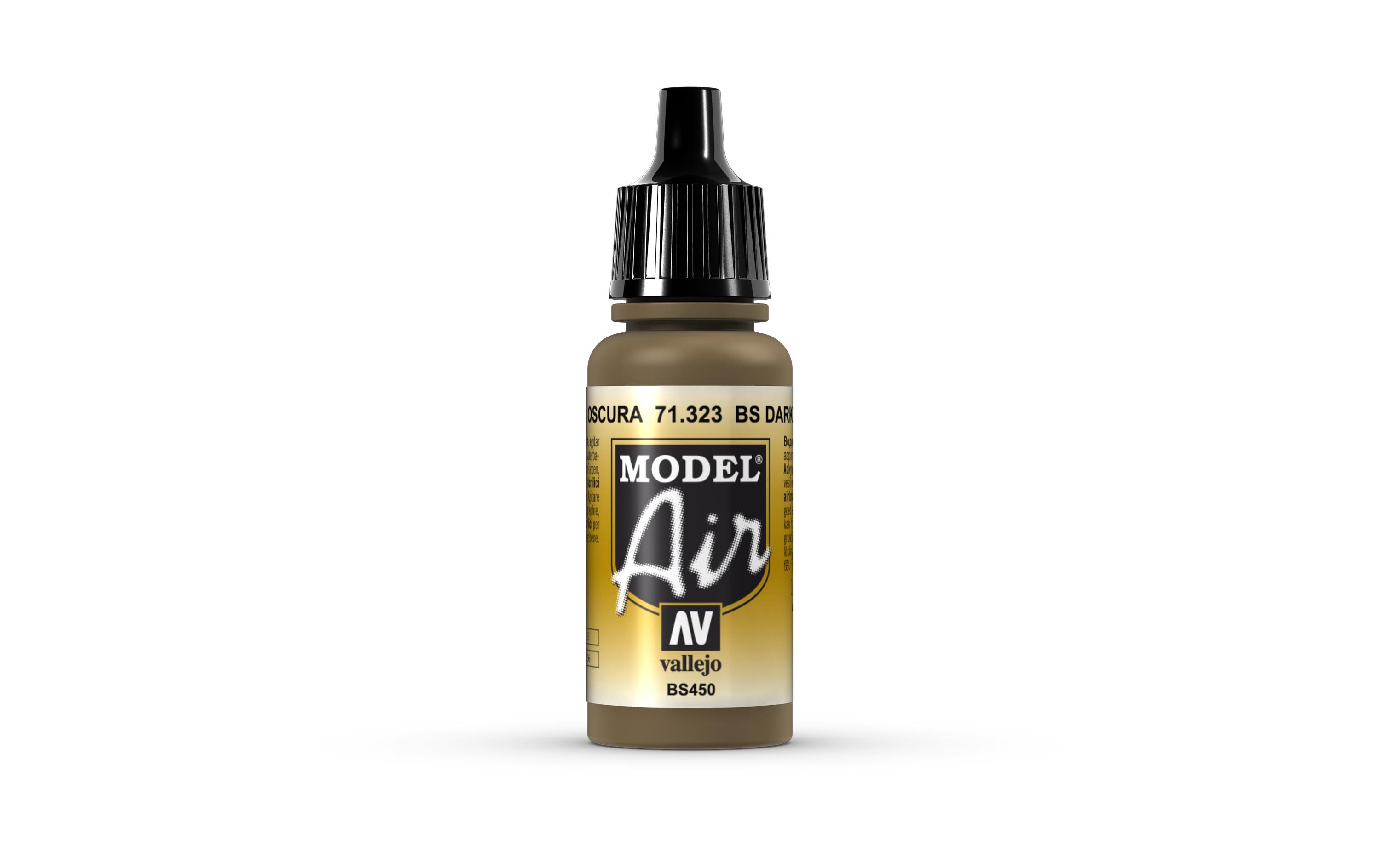 Airbrushfarbe BS Dark Earth 17 mlAcryl Model Air Color für Airbrush