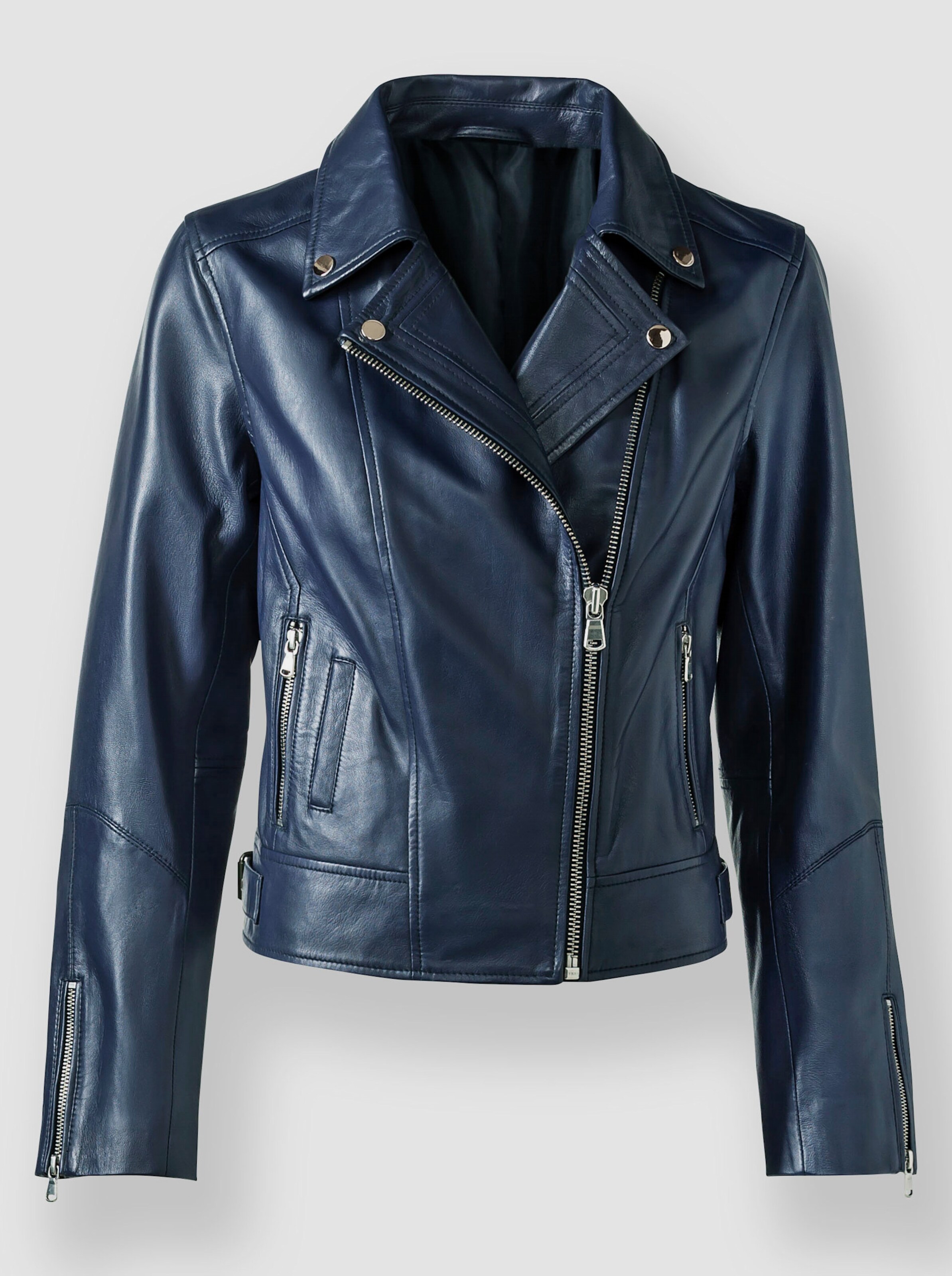 Leder-Jacke