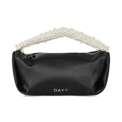 DAY ET RC-Satiness Pearly Baguette Håndtaske, Black