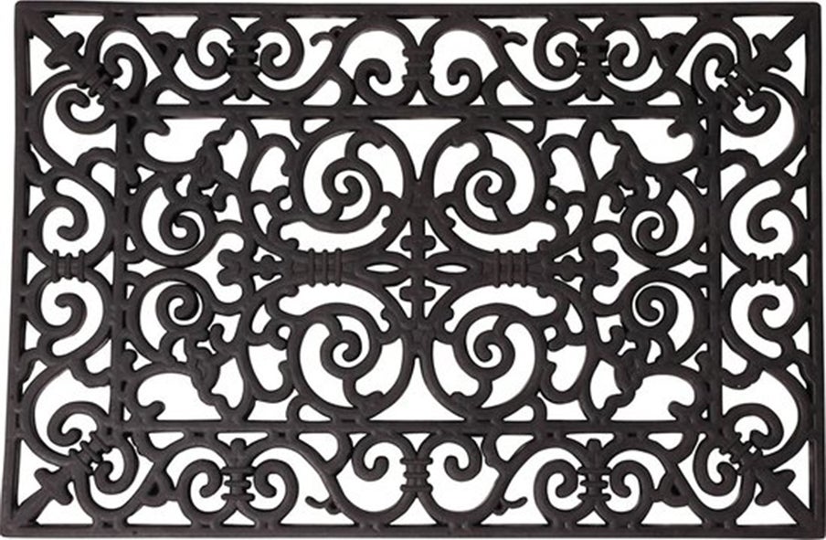 Esschert Design rubber mat Rechthoekig zwart 60 x 40 cm