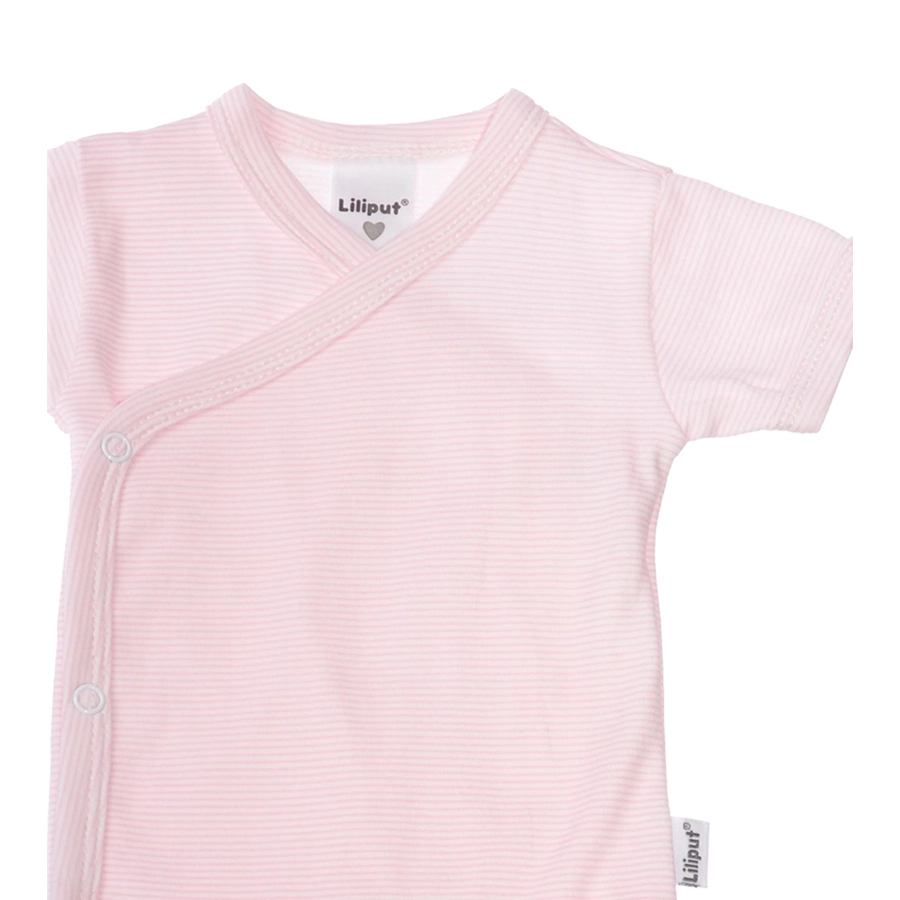 Liliput Wickelbody im 2er Pack weiss-rosa