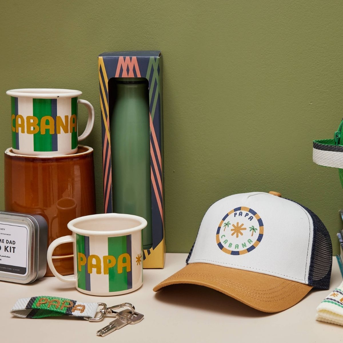 Mug émaillé Papa cabana - Copacabana party ! .
