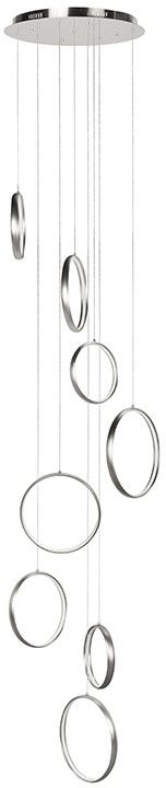 Hanglamp Zilver Olympia ⌀56  x H330 cm