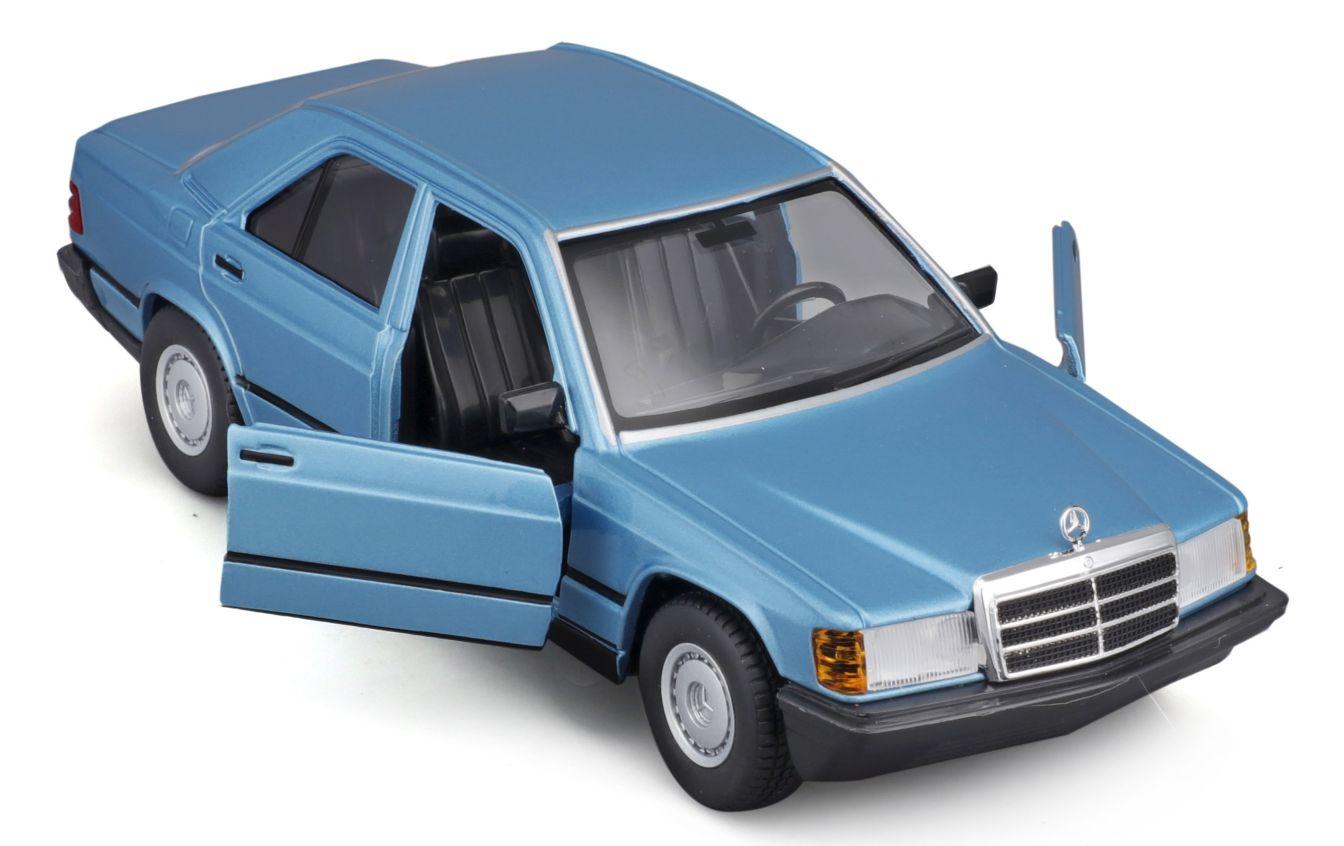 Mercedes Benz 190E 1987 Blau 1:24Sammlermodell im Massstab 1:24