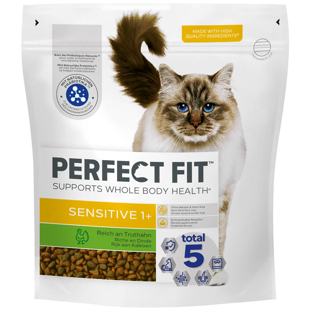 Perfect Fit Sensitive 1  - Kattenvoer - 1.4 Kilogram - kalkoen