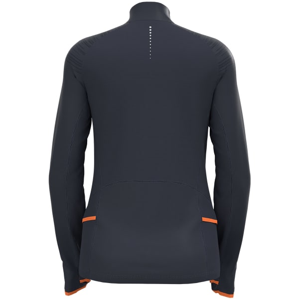 T-shirt running ODLO AXALP CERAMIWARM MIDLAYER 1/2 ZIP W INDIA INK/LIVE WIRE