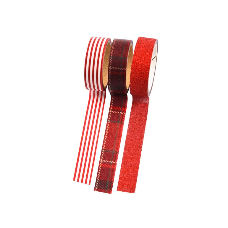 rot, L 500 cm, 3-teilig