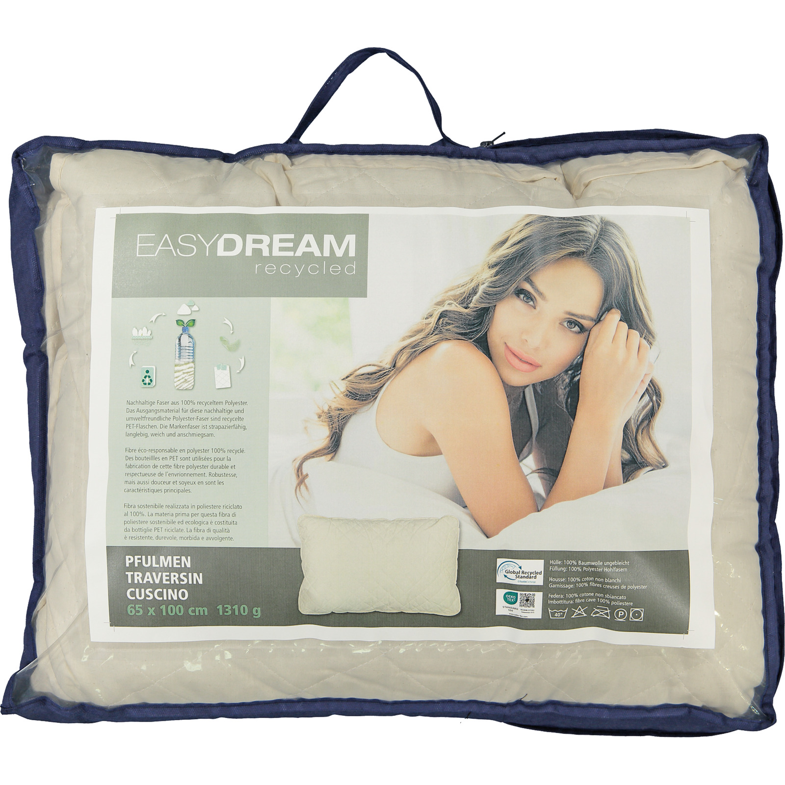 Easy Dream eco Kissen Baumwolle 50x70 Kissen