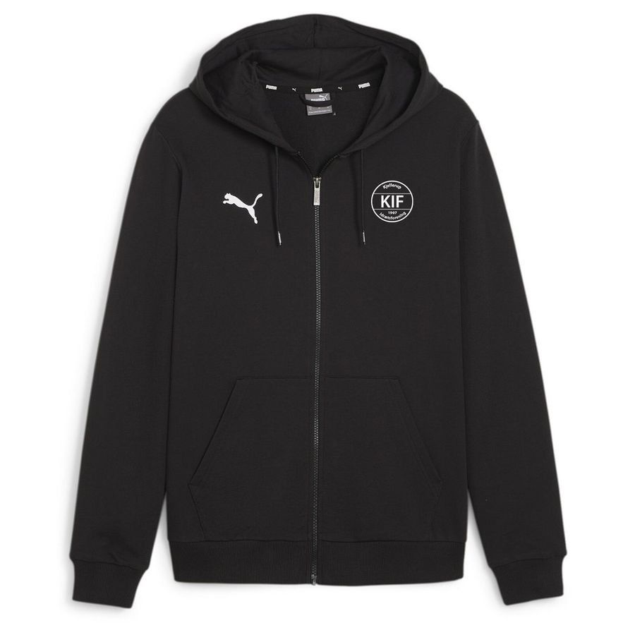 Kjellerup IF Sweat à Capuche Full Zip - Noir/Blanc