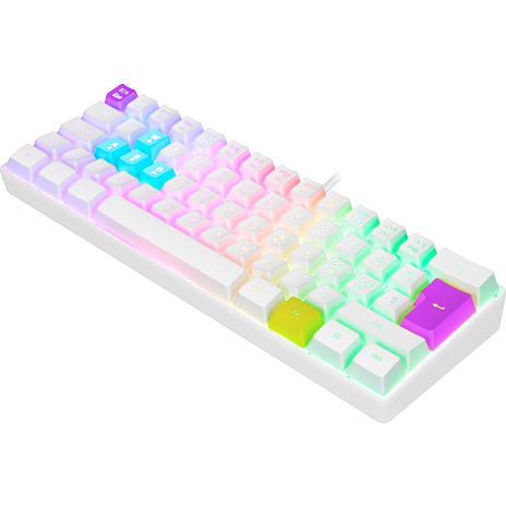 EXE Imp Color Pop Mini gaming tastatur - hvid