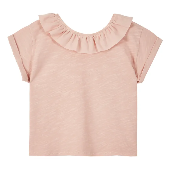 Emile et Ida T-Shirt Coton Bio Flamé | Rose pâle