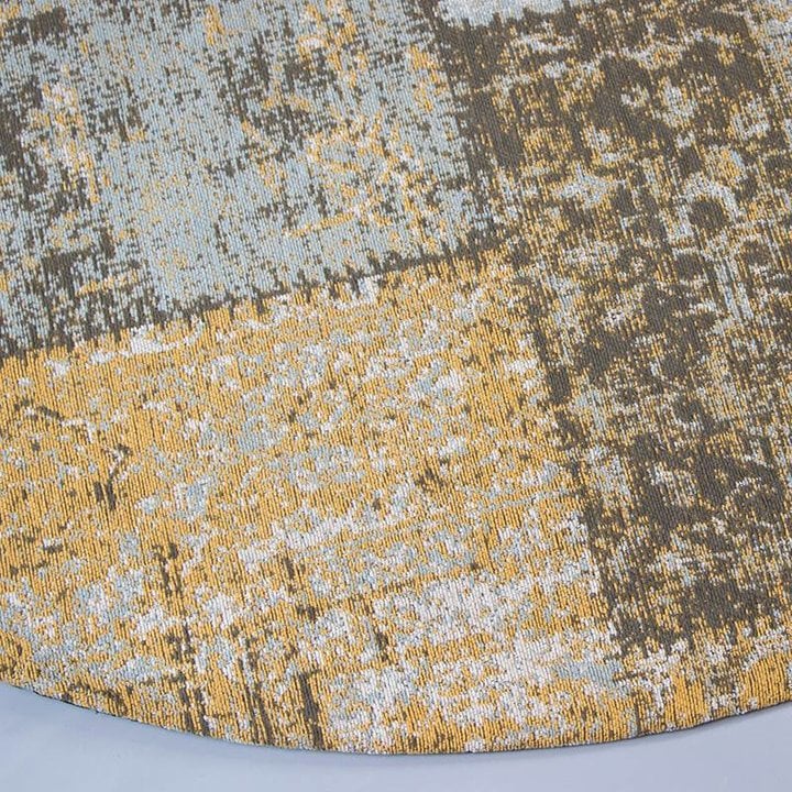 Patchwork vloerkleed - Dreams Okergeel