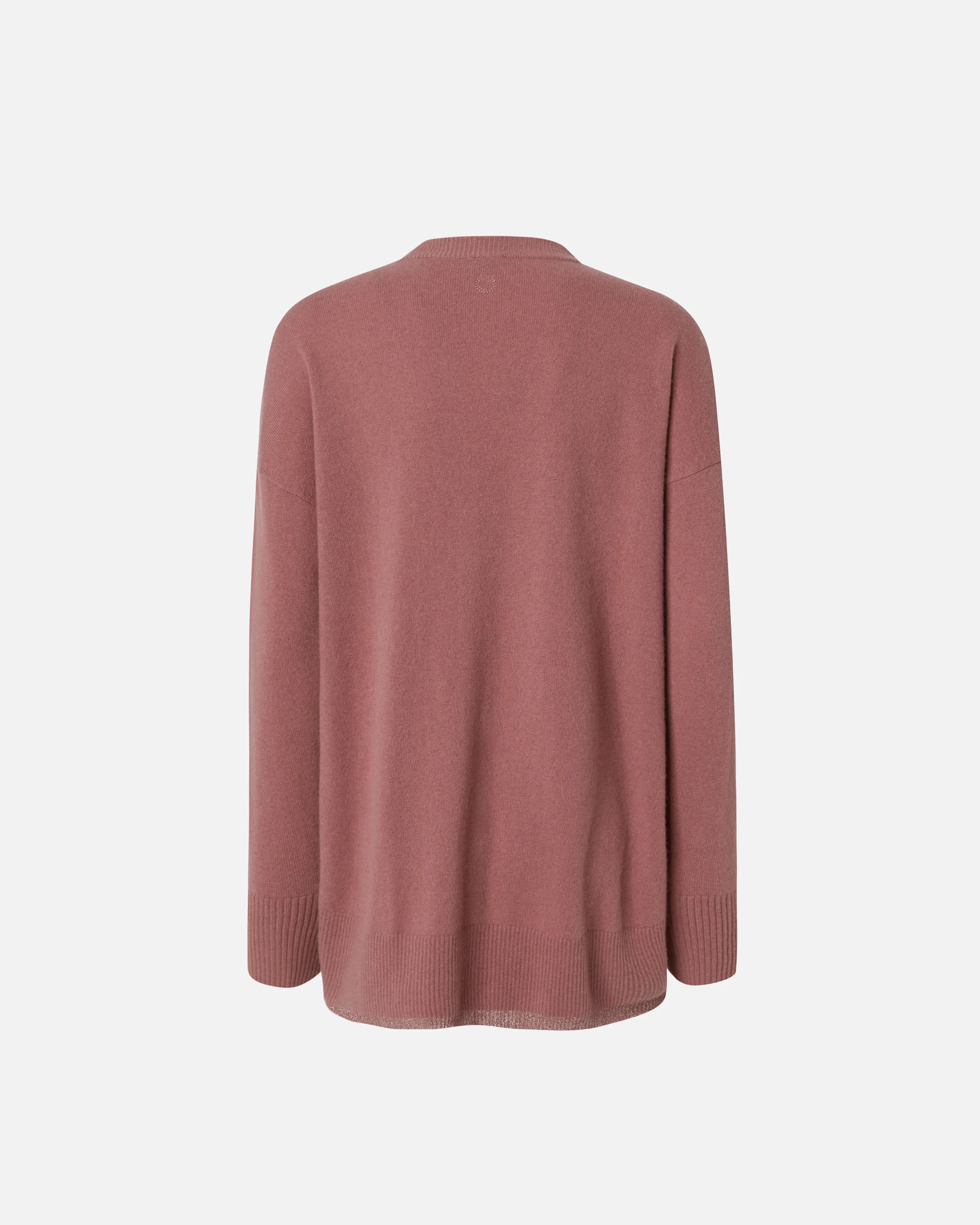 Cardigan avec bords en lurex | Rose