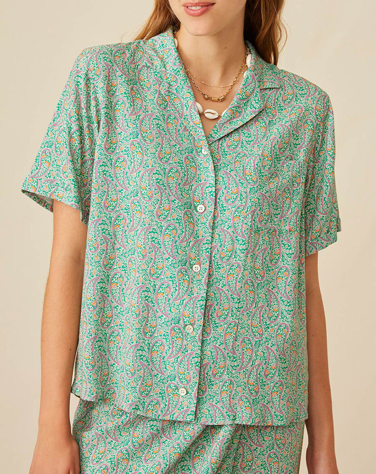 Harris Wilson Chemise Estelle imprimée cachemire multicolore