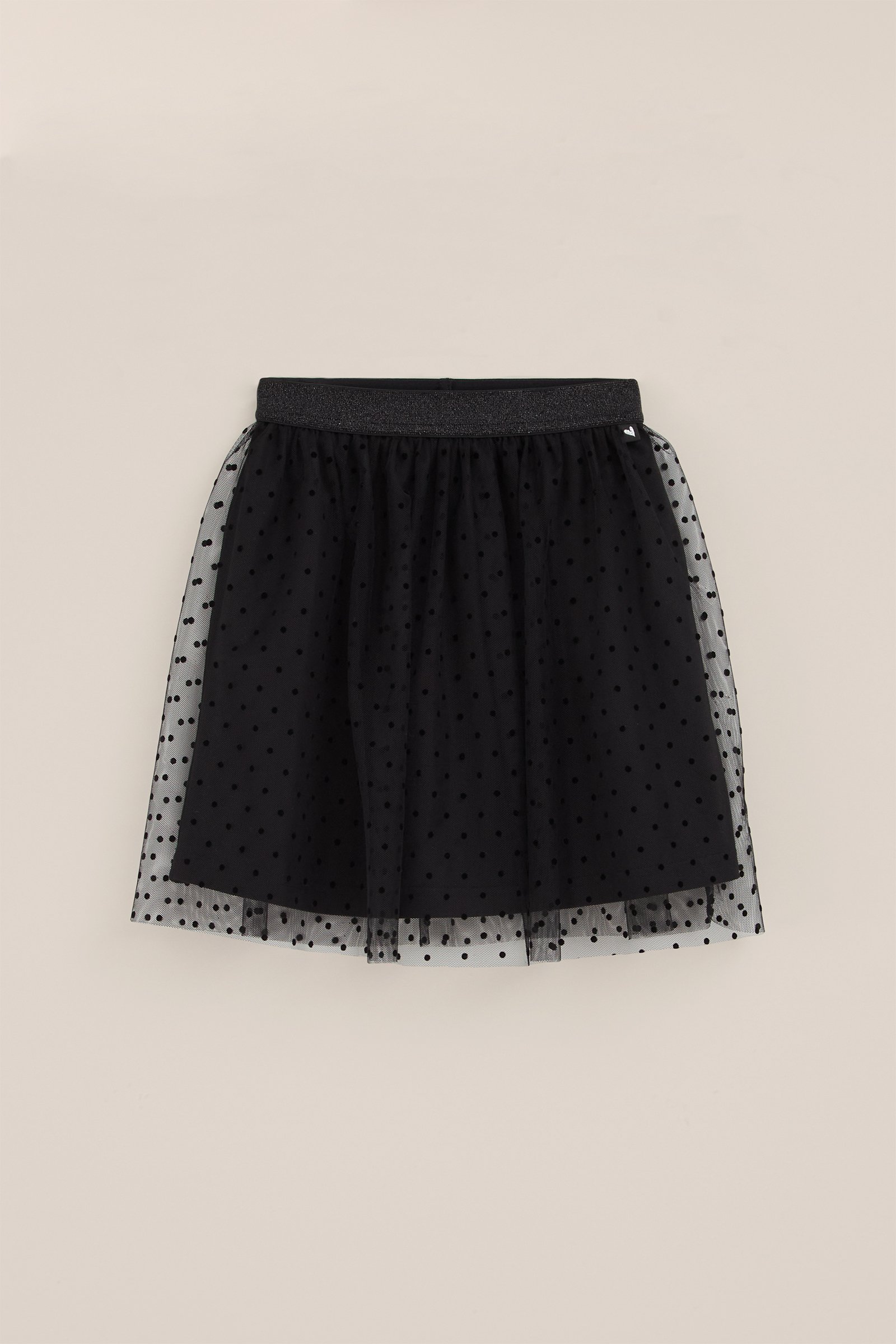 Meisjes tulerok met dessin WE Fashion Zwart