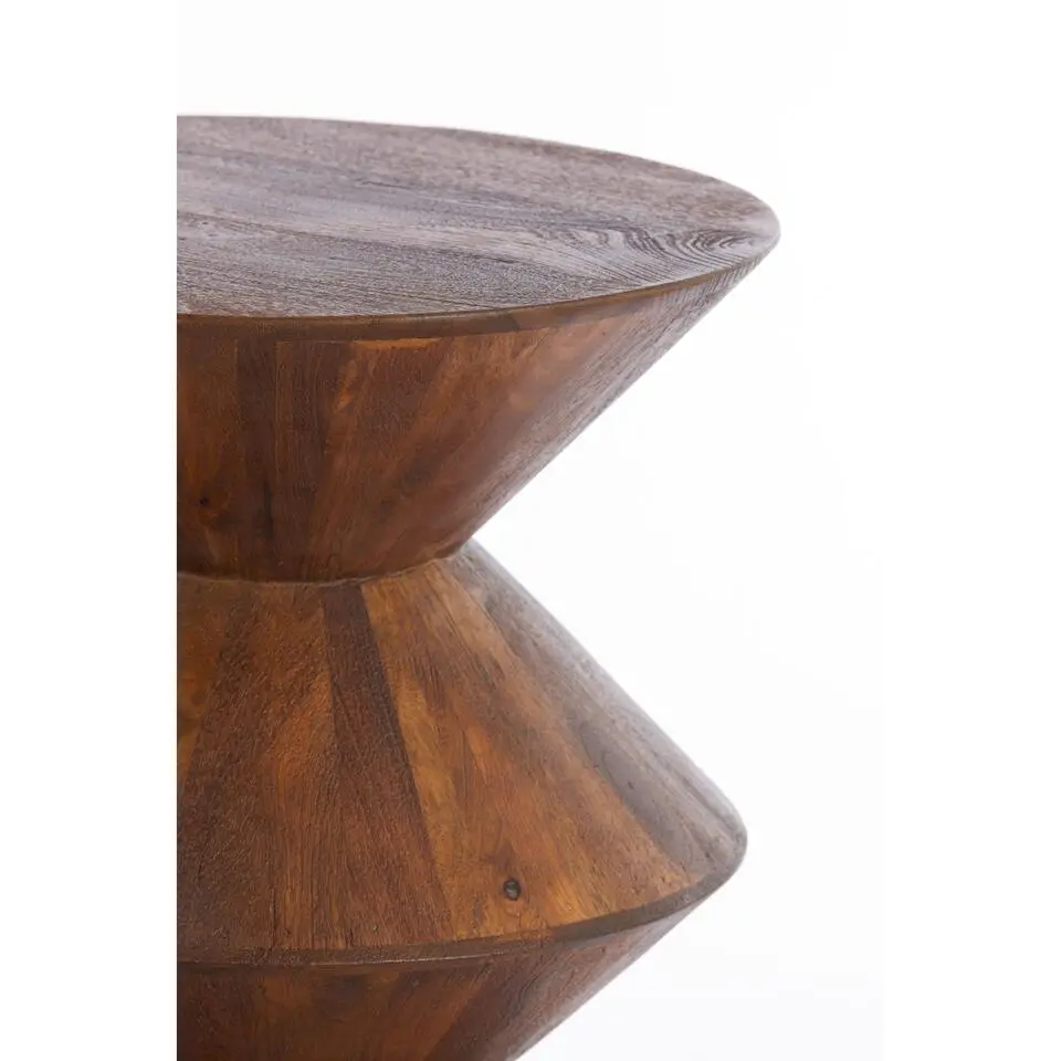 Bijzettafel Larus - Hout - Ø40cm