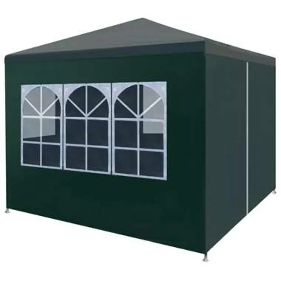 vidaXL - Partytent - Groen - Polyetheen