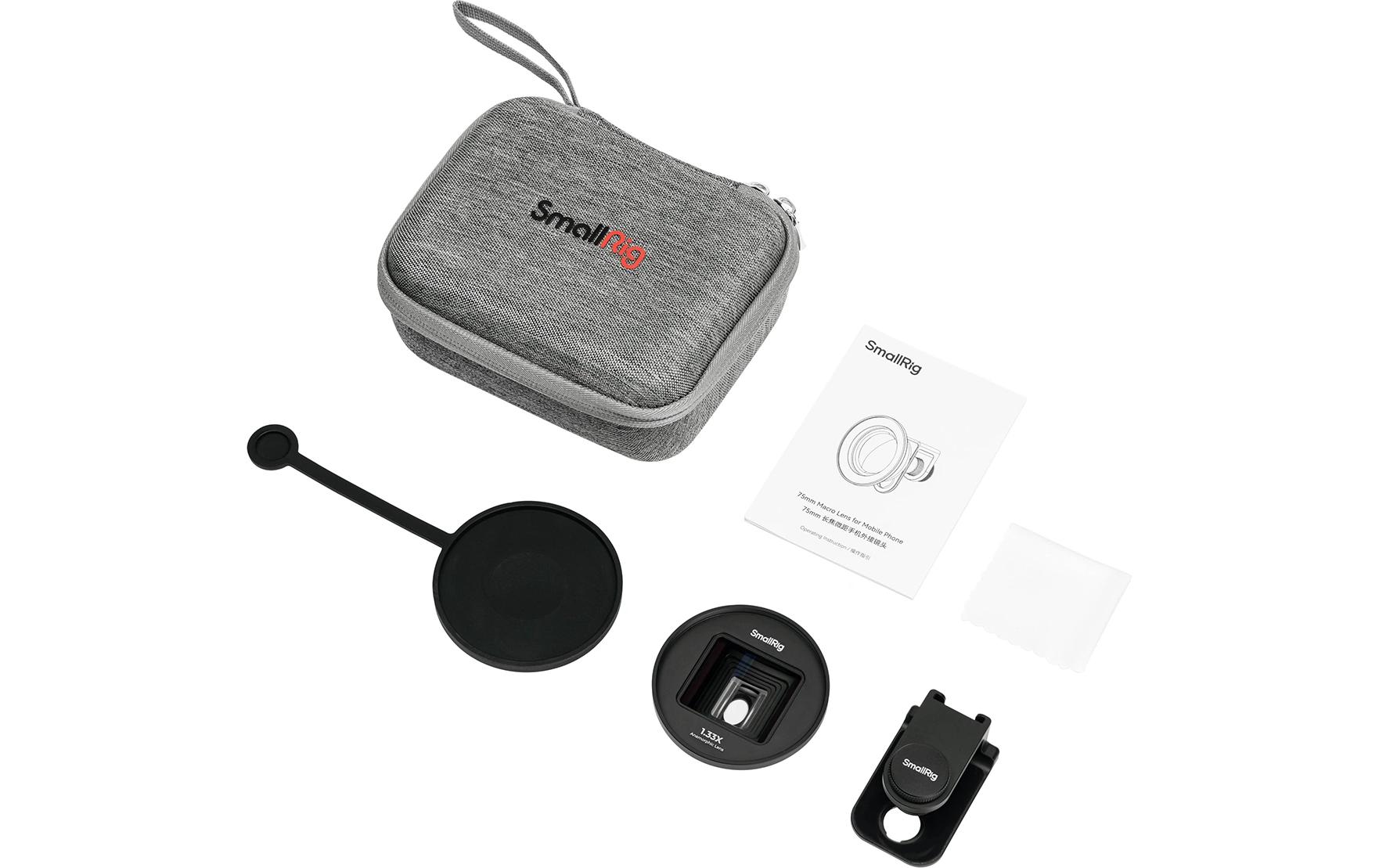 1.33x Anamorphotisches Objektiv für Mobiltelefone (T-Mount)<br>Objektiv für filmische Eindrücke