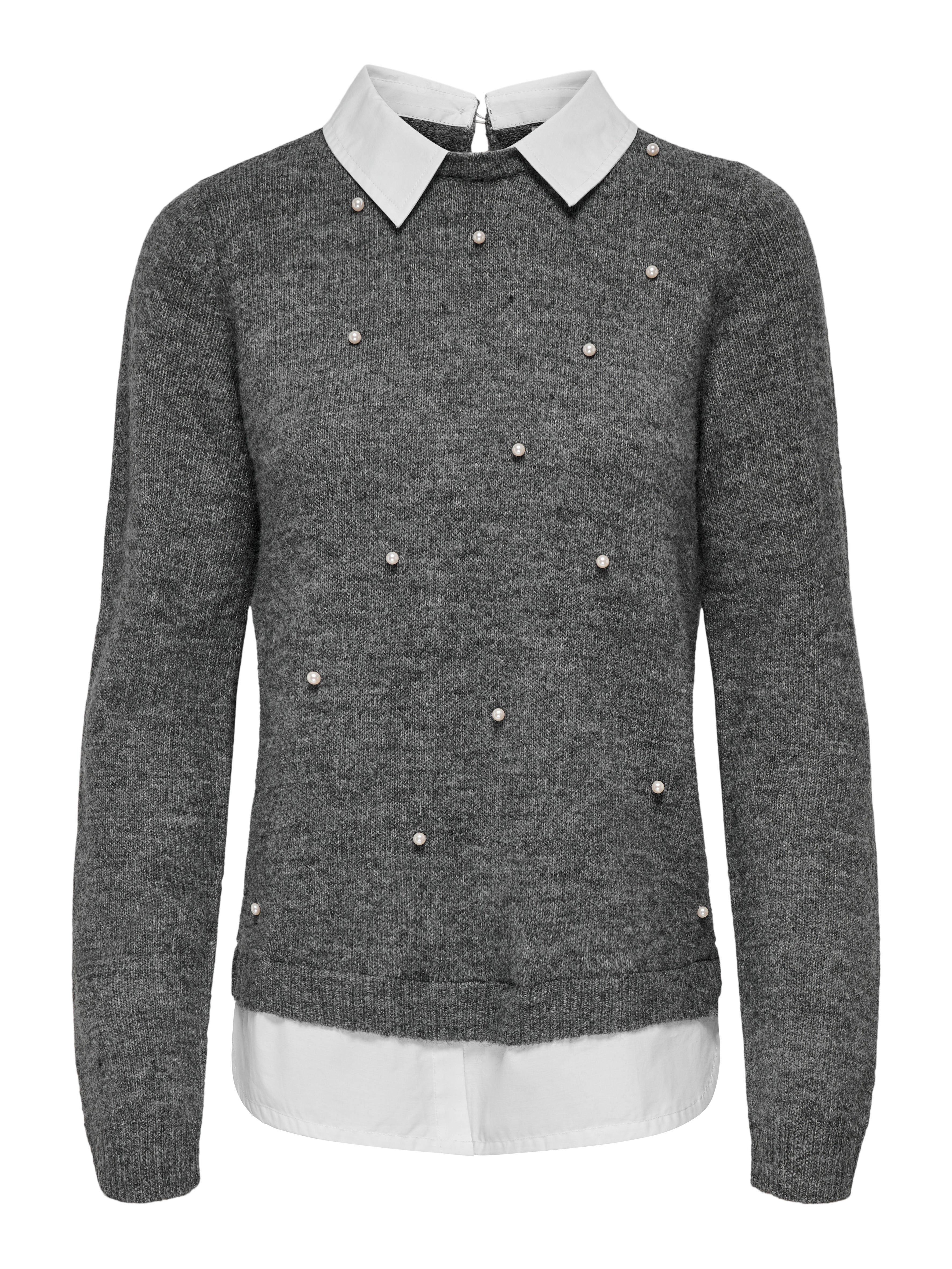 JDYDREA Strickpullover Dark Grey Melange