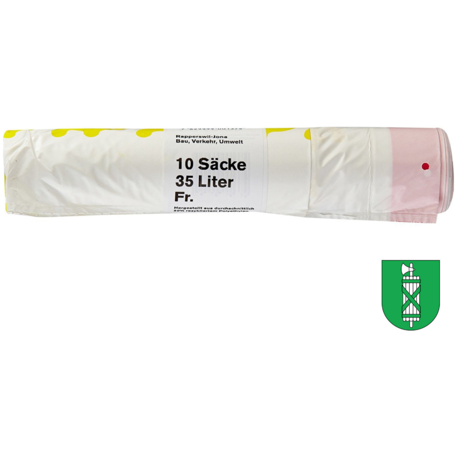 Gebührenkehrichtsack Rapperswil 35L 10 Stück