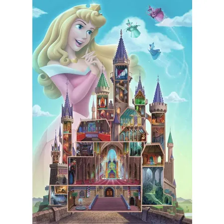 Ravensburger Puzzle - Disney Castles: Aurora, 1000 Teile